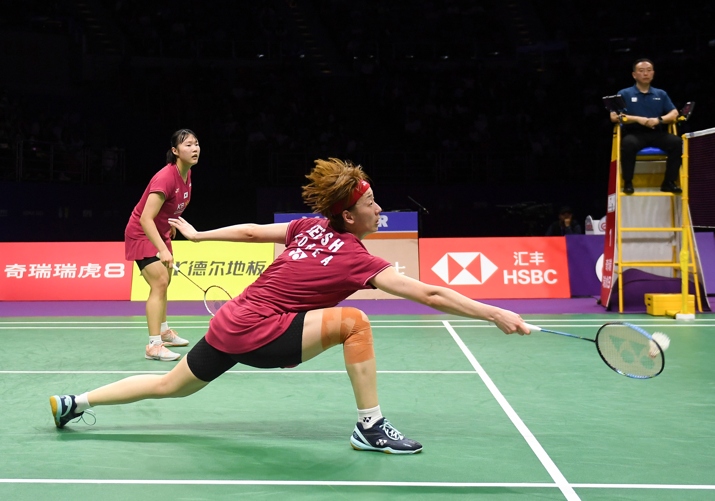 韩国队横扫日本队，马琳带队取胜